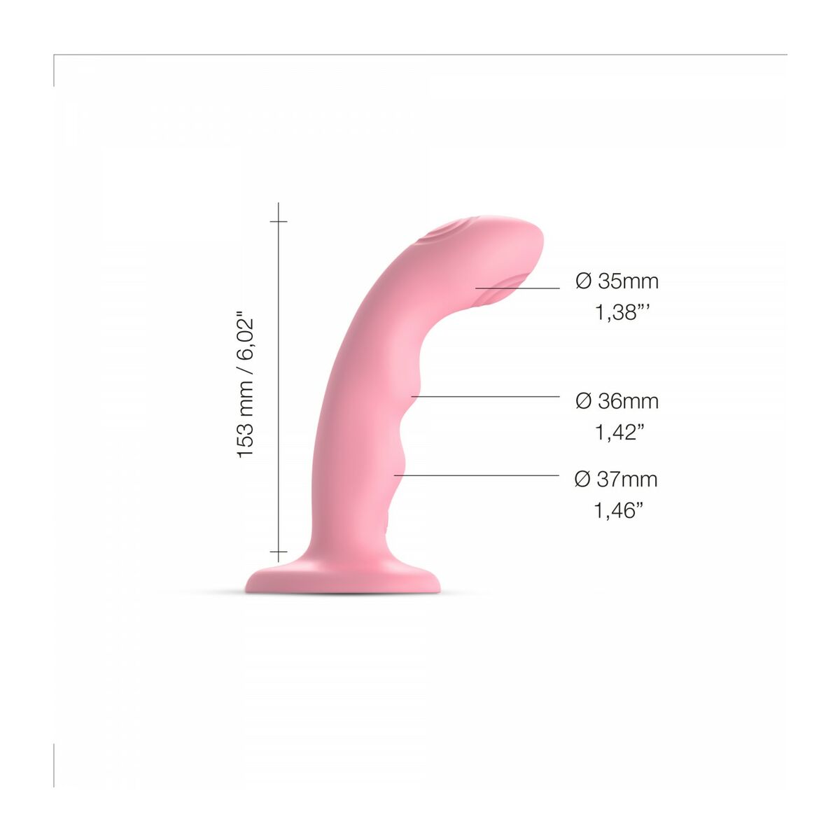 Vibrátor Strap-on-me